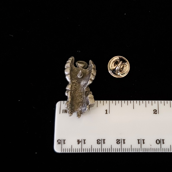 Nurse Guardian Angel Pin Pewter - Picture 3 of 7